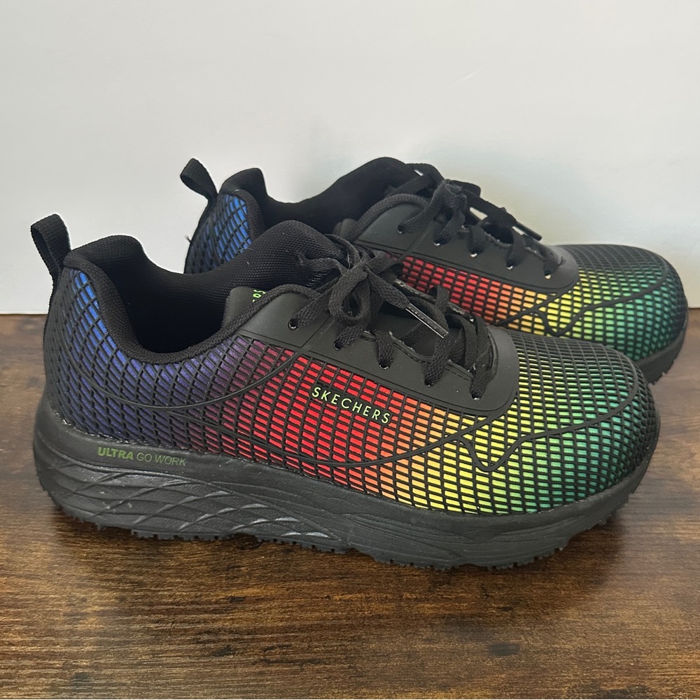 Skechers Max Cushion Elite - Rainbow